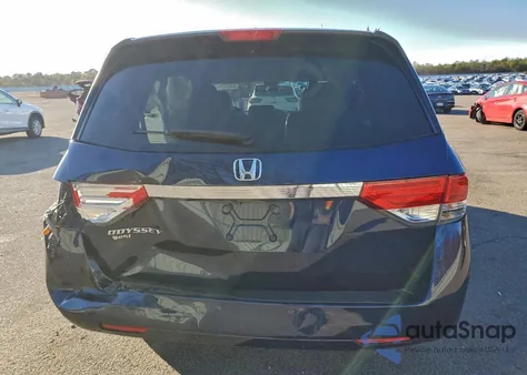 2017 Honda Odyssey Exl from USA, damaged, VIN 5FNRL5H6XHB001092